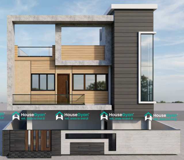 30x62 Double Storey Modern Minimalist House Elevation Design 30x62 Double Storey Modern Minimalist House Elevation Design