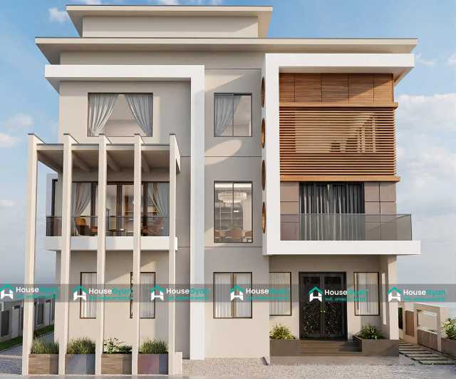 40x65 Luxury G+3 House Elevation Design 40x65 Luxury G+3 House Elevation Design