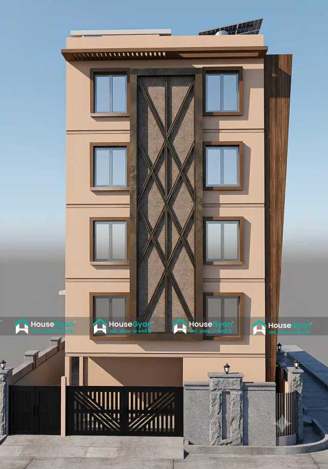 44x60 2640Sqft Multi-Storey Modern Elevation Design 44x60 2640Sqft Multi-Storey Modern Elevation Design