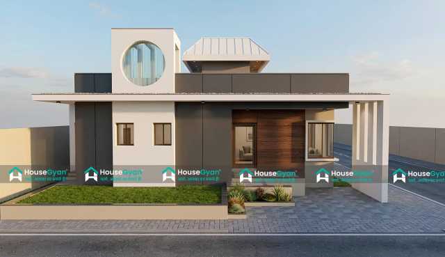 40x52 Ground Floor Modern House Elevation Design 40x52 Ground Floor Modern House Elevation Design