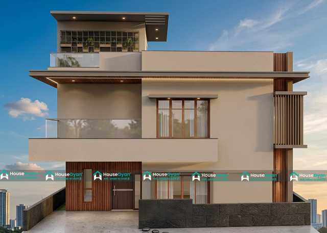 35x40 Modern First Floor House Front Elevation Design 35x40 Modern First Floor House Front Elevation Design