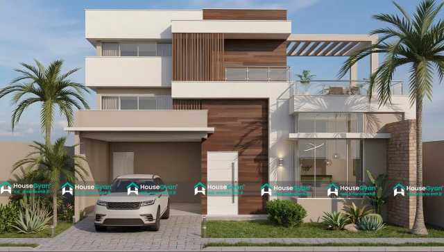 35x45 Modern Second Floor Luxury House Front Elevation Design 35x45 Modern Second Floor Luxury House Front Elevation Design