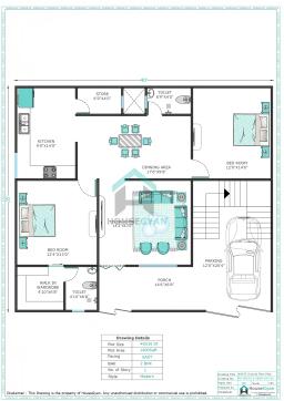 40X35 East Facing 2BHK Ground Floor House Plan | 1400 Sqft Plot Floor Plan 40X35 East Facing 2BHK Ground Floor House Plan | 1400 Sqft Plot Floor Plan