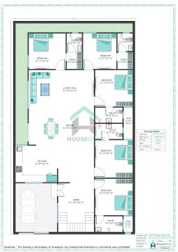 40X70 West Facing 5BHK Ground Floor House Plan | 2800 Sqft Plot Floor Plan 40X70 West Facing 5BHK Ground Floor House Plan | 2800 Sqft Plot Floor Plan