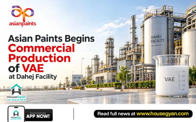 Asian Paints Begins Commercial Production of VAE at Dahej Facility in Gujarat