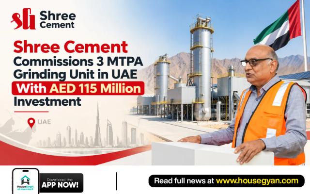 Shree Cement Commissions 3 MTPA Grinding Unit in UAE With AED 115 Million Investment