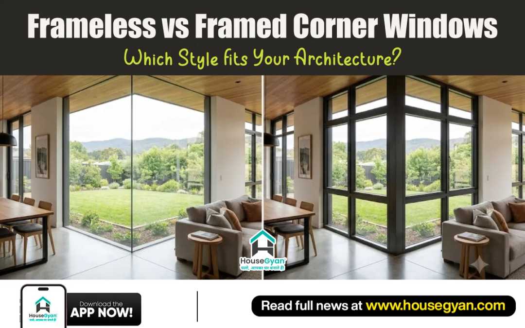 frameless vs framed corner windows frameless vs framed corner windows